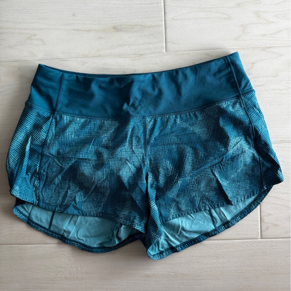 Lululemon Athletica Teal Athletic Shorts